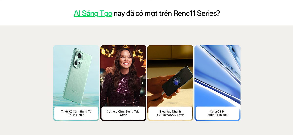 Mô tả Điện thoại OPPO Reno11 5G (8GB/256GB) | Chuyên gia chân dung | Mỏng nhẹ thời thượng - Hàng Chính Hãng - 2