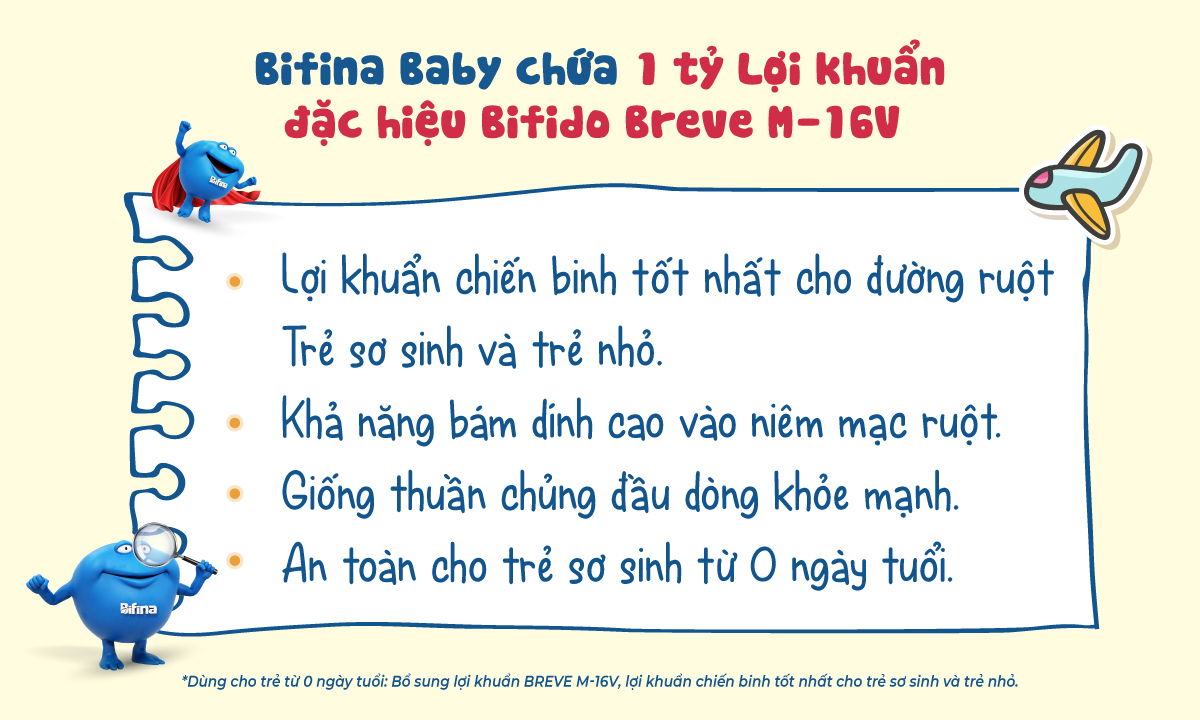 Mô tả Men vi sinh Bifina Baby Nhật Bản - Lẻ 10 và 15 gói (không có hộp)- Hỗ trợ bé ăn ngon, hấp thu tốt, hết táo bón - 4