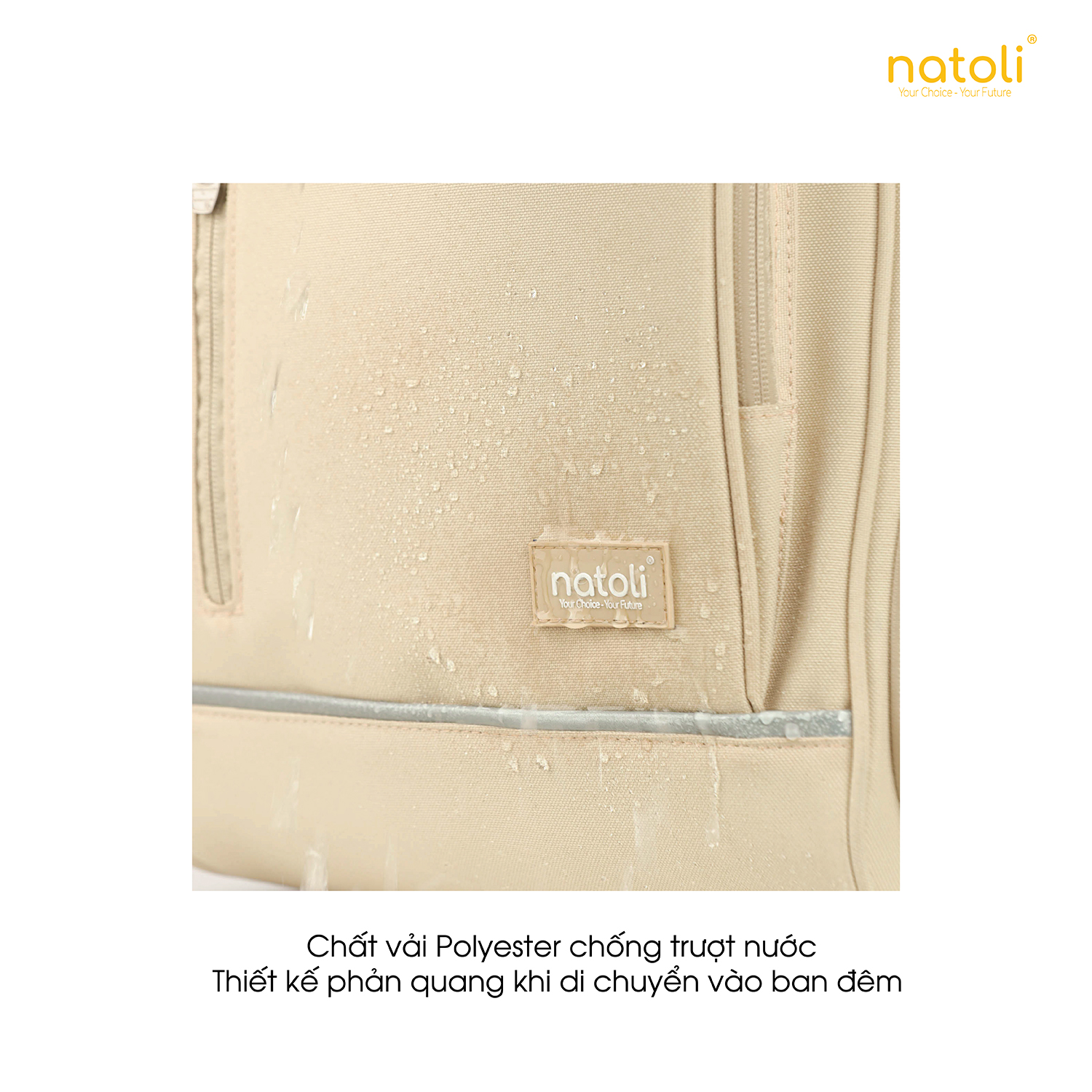 Mô tả Balo cầu lông thể thao NATOLI đựng giày, đựng vợt cầu lông, chống nước cao cấp BST ProSport Backpack B26 - 9