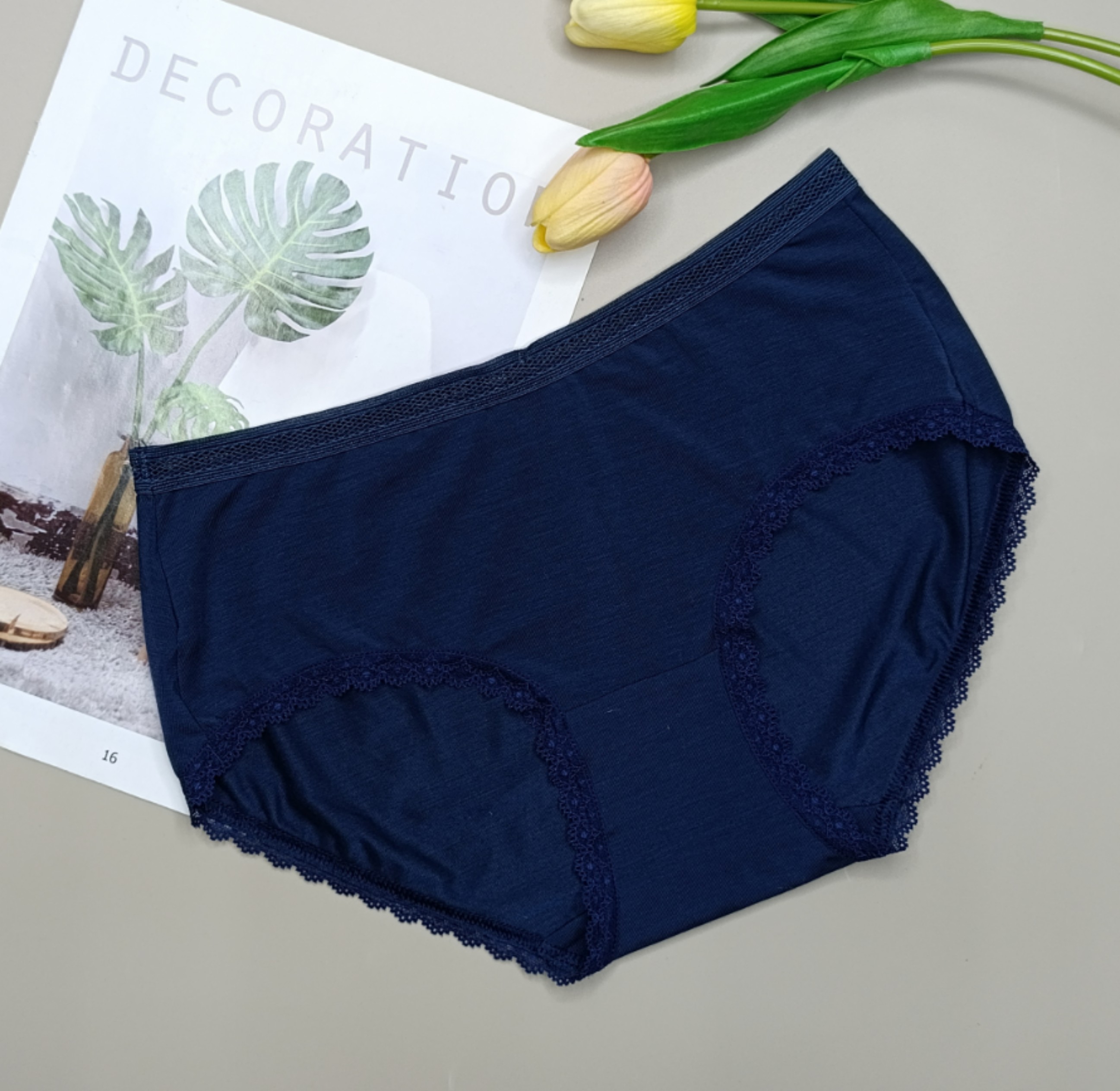 Mô tả Set 5 quần lót nữ cotton lụa Vicci 109 mềm mại, êm ái, thấm hút mồ hôi, kháng khuẩn khử mùi - 12
