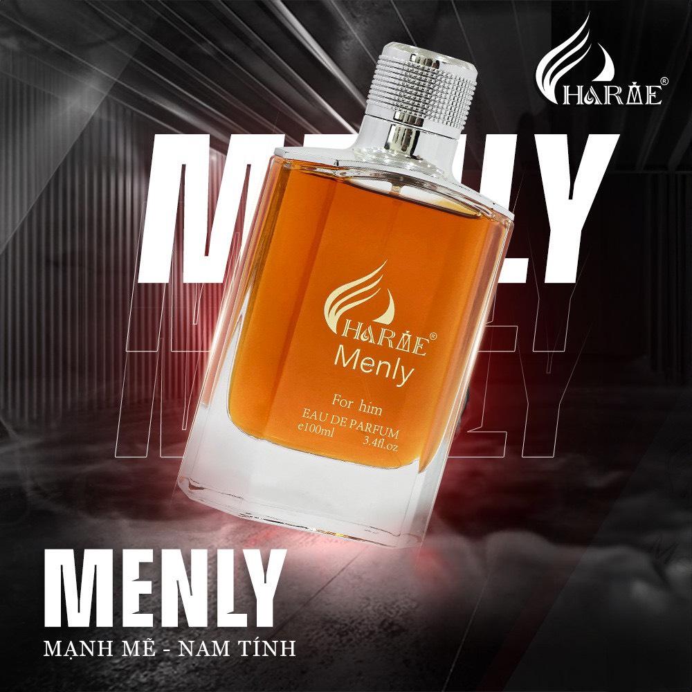Mô tả Nước Hoa Nam Charme Menly 100ml Chính Hãng, Nhóm Hương Gỗ Cay, Phong Cách Nam Tính, Lịch Lãm - 1