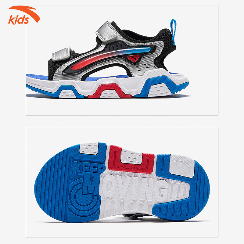 Mô tả Sandals thời trang bé trai size 28-33 Anta Kids Rubik'S Cube 3124B9971 - 2