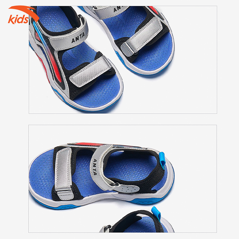 Mô tả Sandals thời trang bé trai size 28-33 Anta Kids Rubik'S Cube 3124B9971 - 3