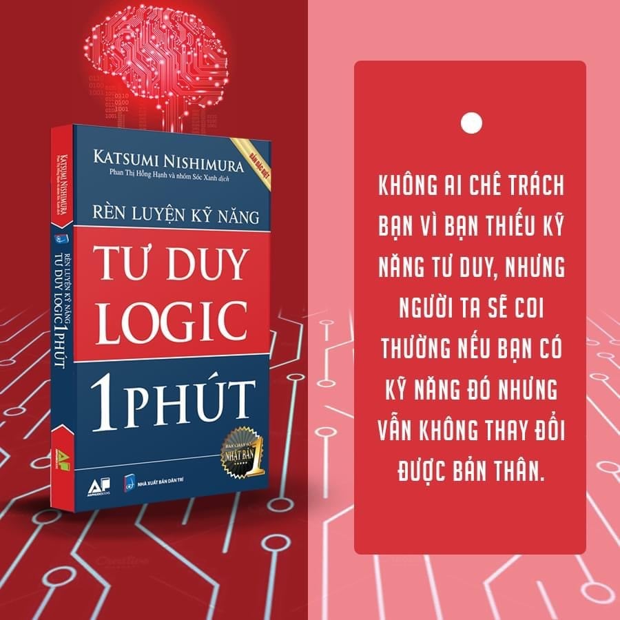 Sách Rèn Luyện Kỹ Năng Tư Duy Logic Trong 1 Phút