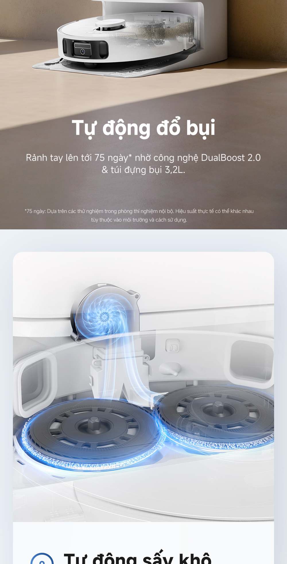 Mô tả Robot hút bụi lau nhà tự làm sạch đa năng Mova E30 Ultra - Hàng chính hãng - Bảo hành 12 tháng - 4
