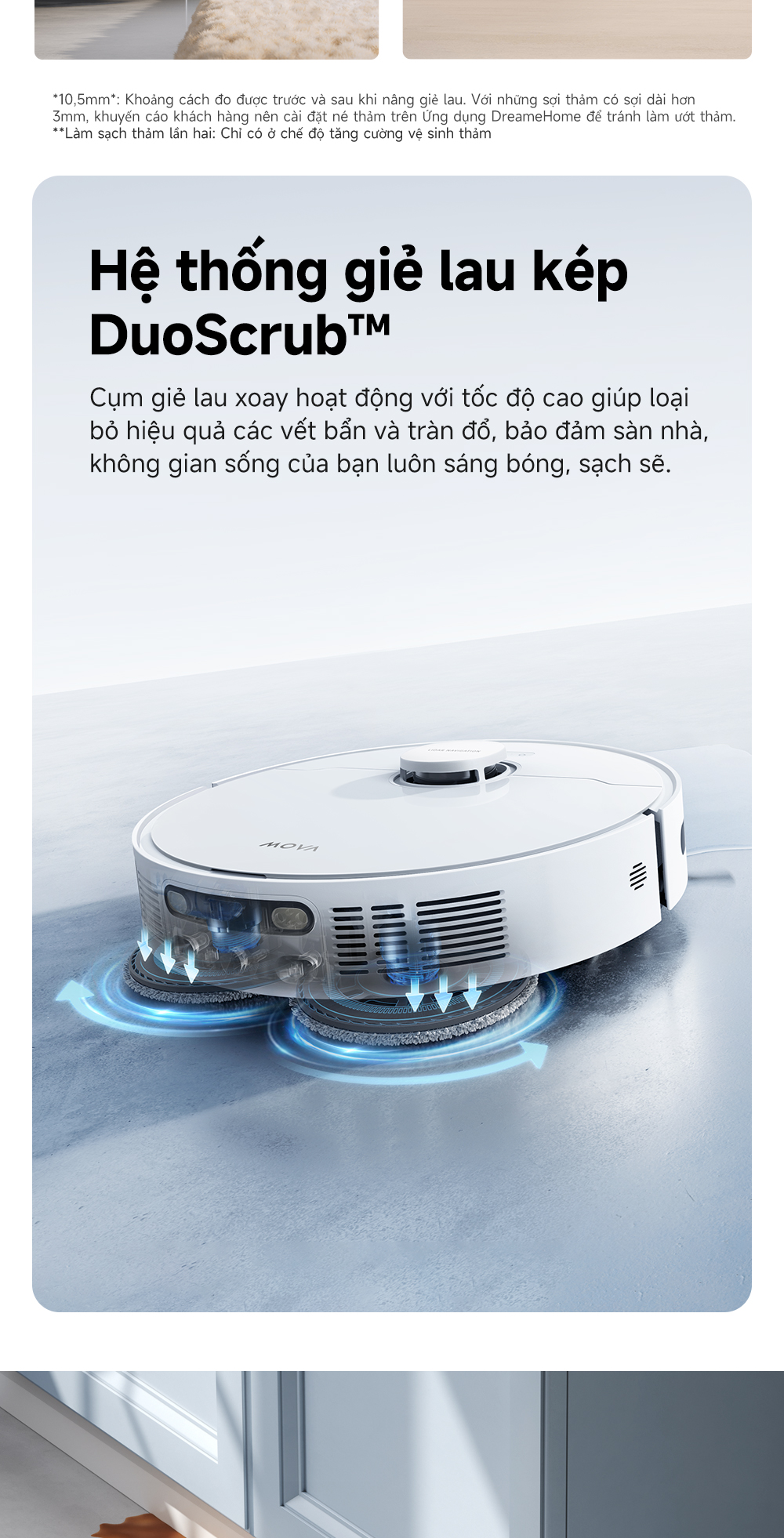 Mô tả Robot hút bụi lau nhà tự làm sạch đa năng Mova E30 Ultra - Hàng chính hãng - Bảo hành 12 tháng - 7