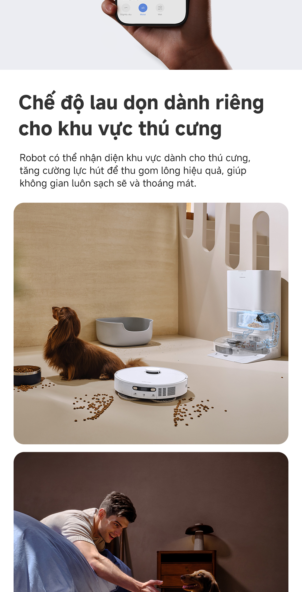 Mô tả Robot hút bụi lau nhà tự làm sạch đa năng Mova E30 Ultra - Hàng chính hãng - Bảo hành 12 tháng - 11