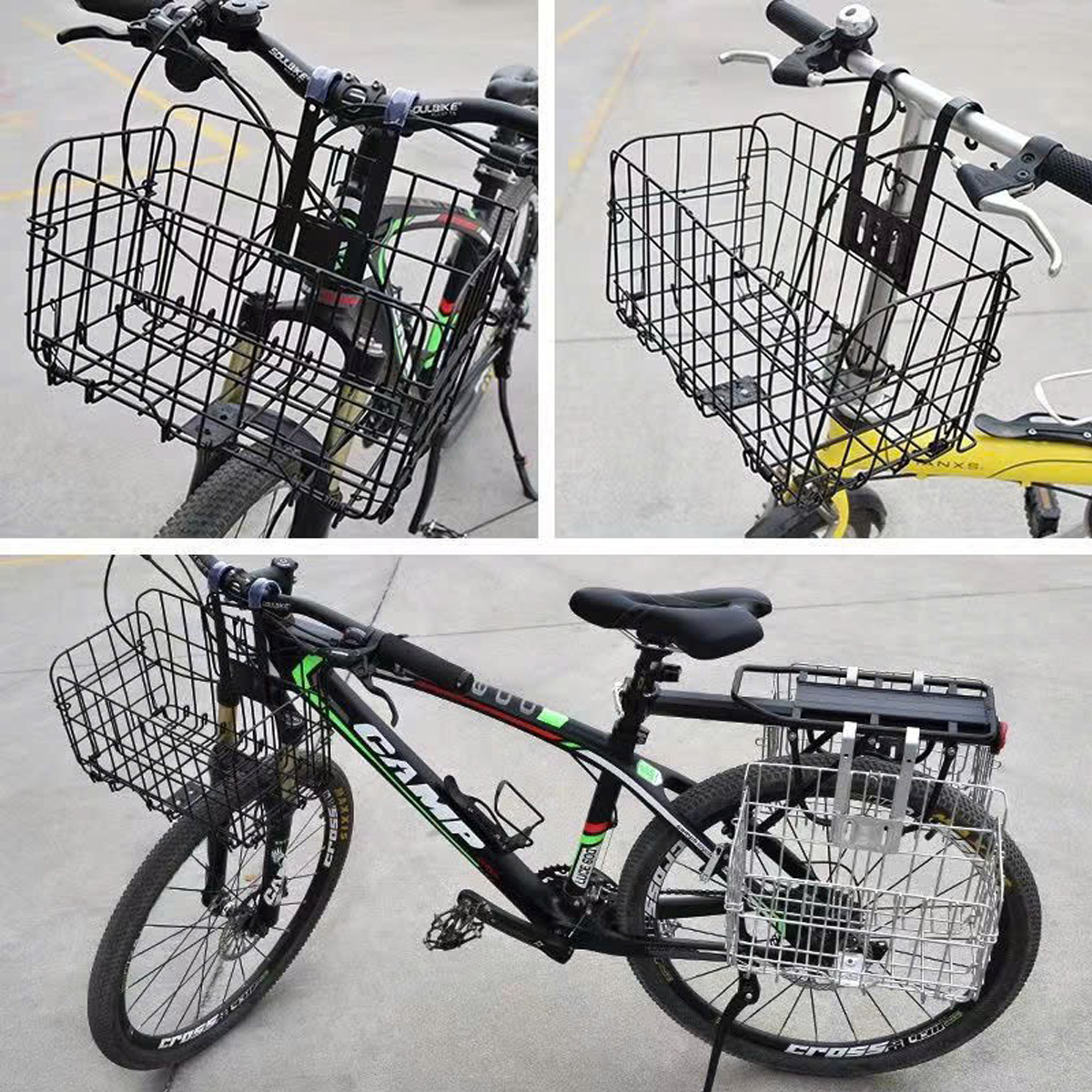Mô tả Giỏ Xe Đạp Thể Thao Gấp Lại Được Gắn Xe Đạp Sports - Giỏ Gắn Xe Đạp Địa Hình Xe Đô Thị Chính Hãng Amalife - 5
