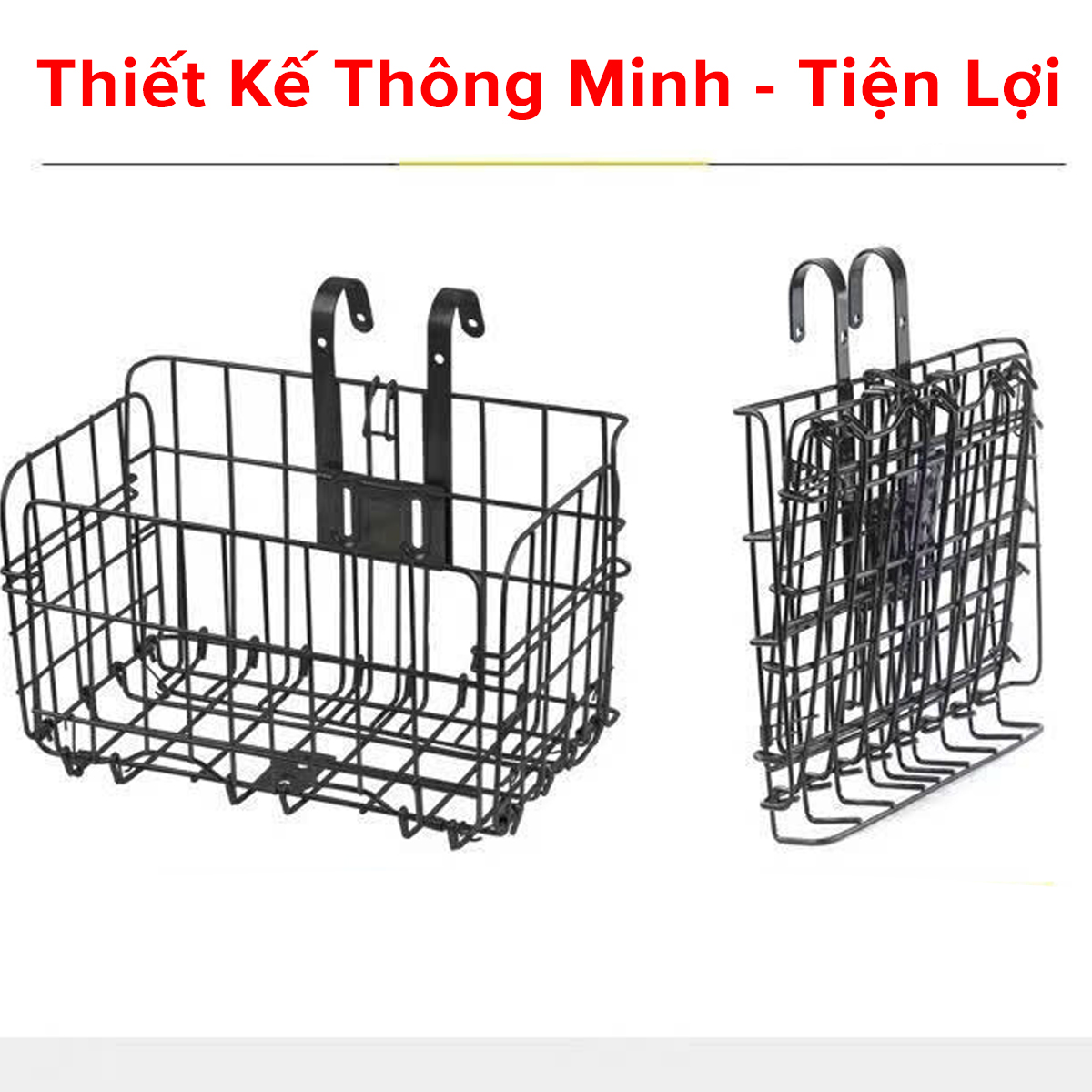 Mô tả Giỏ Xe Đạp Thể Thao Gấp Lại Được Gắn Xe Đạp Sports - Giỏ Gắn Xe Đạp Địa Hình Xe Đô Thị Chính Hãng Amalife - 8