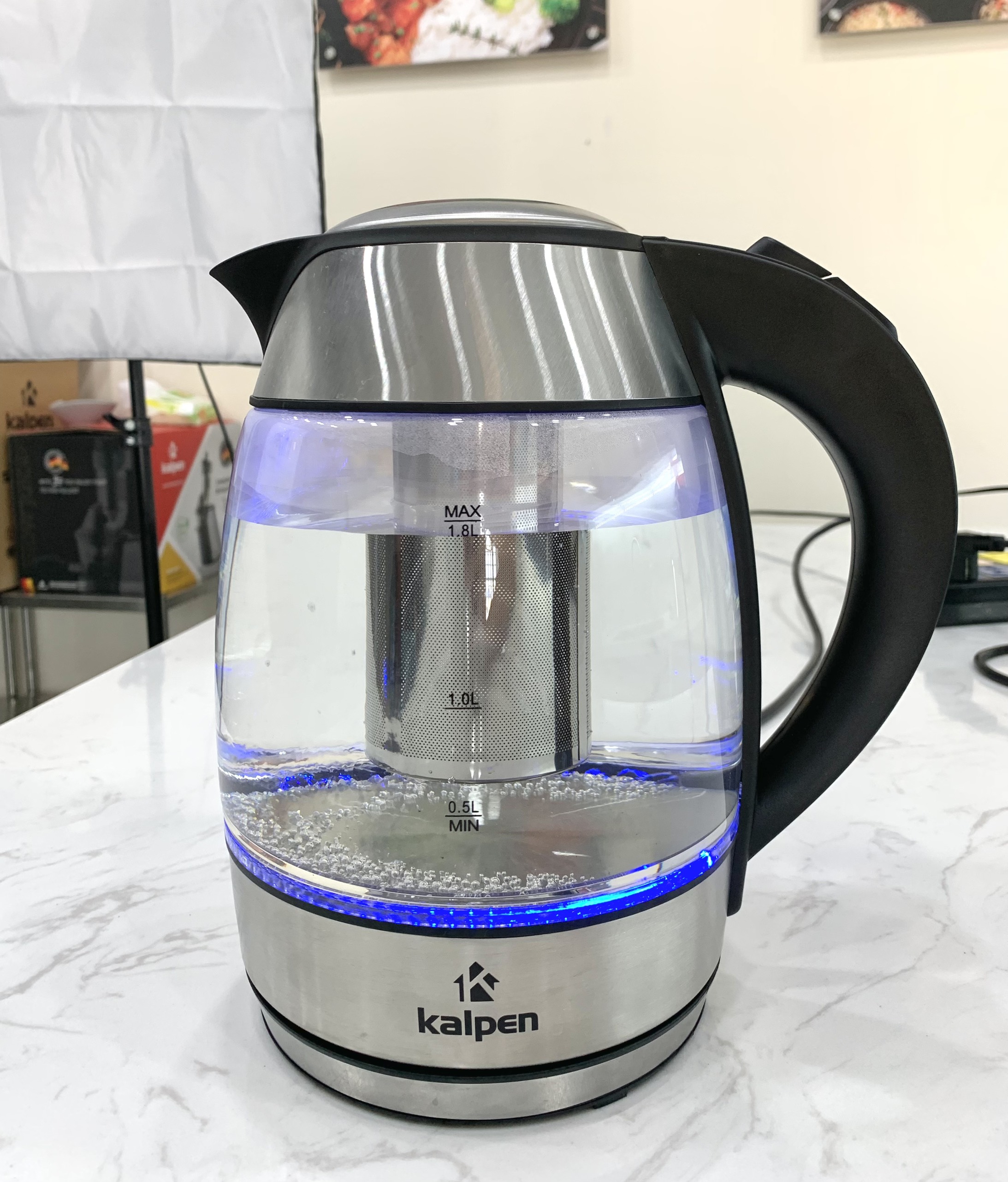 Mô tả Ấm Đun Nước Siêu Tốc Cao Cấp Lòng Thủy Tinh KK66 1.8L-2200W Hàng Chính Hãng KALPEN-GIA DỤNG ĐỨC - 6
