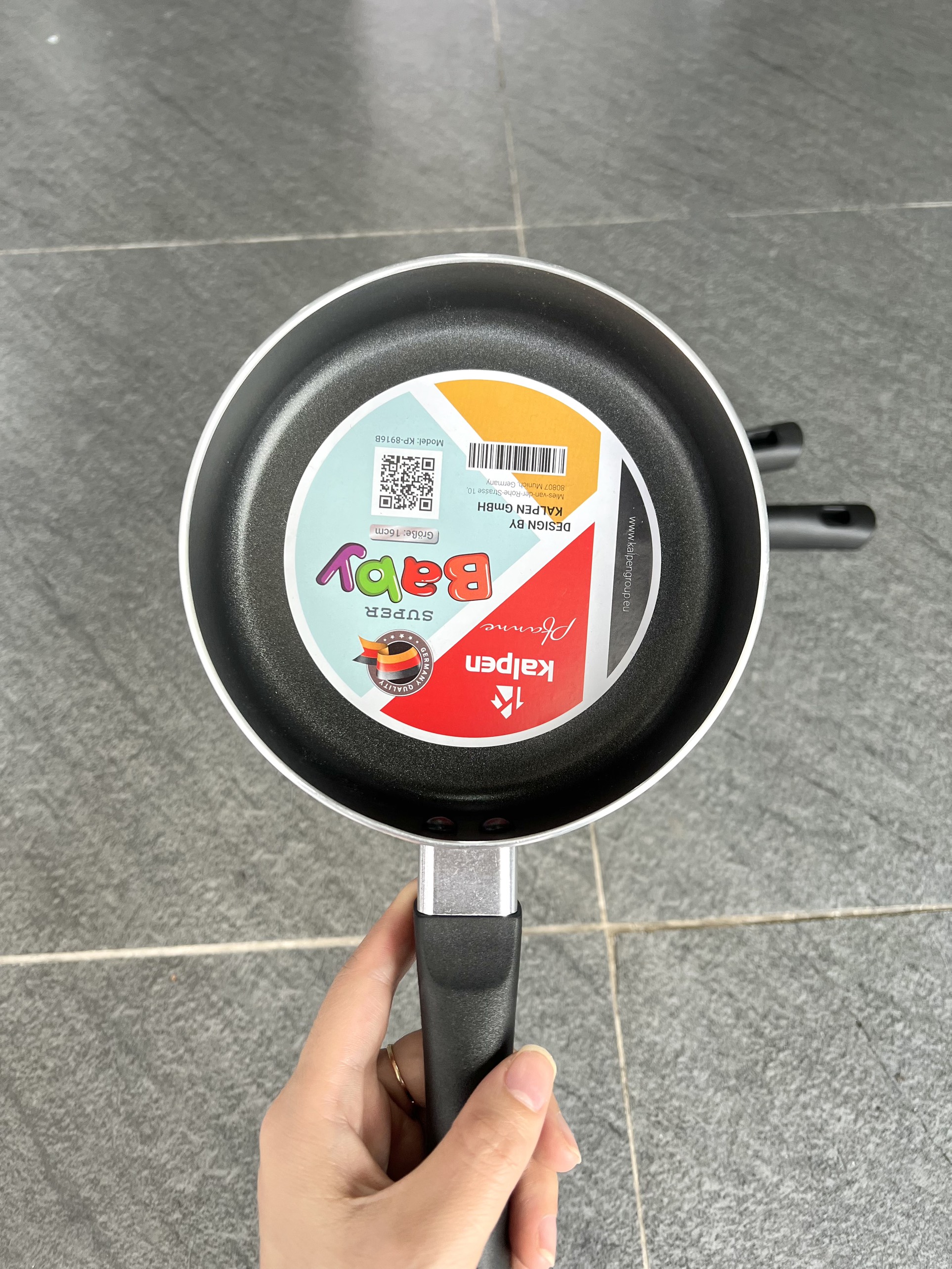Mô tả Chảo Chống Dính Cao Cấp Super Baby Size 16-18-20cm Hàng Chính Hãng KALPEN-GIA DỤNG ĐỨC - 3