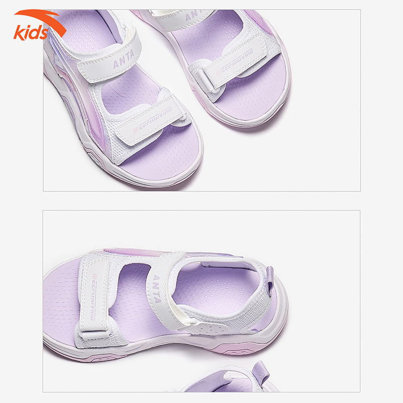 Mô tả Sandals thời trang bé gái size 27-33 Anta Kids Rubik'S Cube 3224B9971 - 3