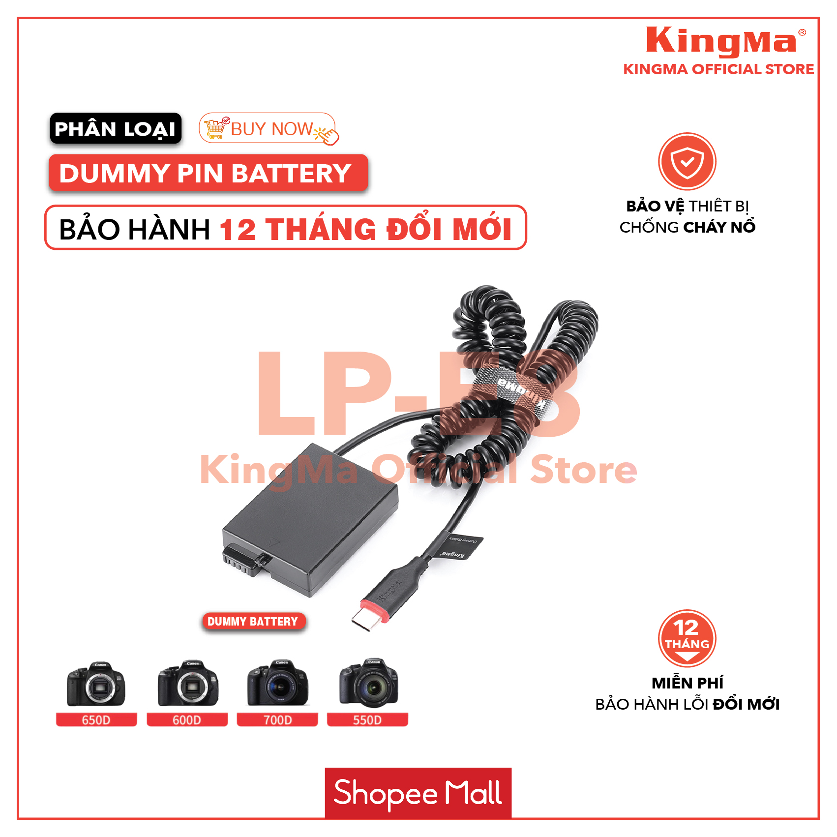 Pin Ảo/Giả Pin/Dummy. Combo Pin LP-E8 và Củ Sạc Nhanh PD 20W Chính Hãng ...