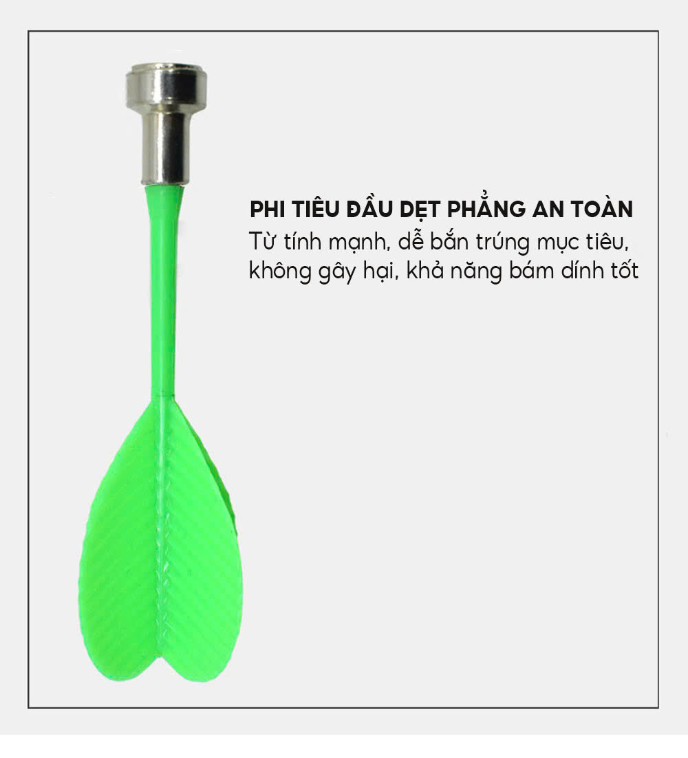 Phi tiêu đầu dẹt an toàn Pikaboo