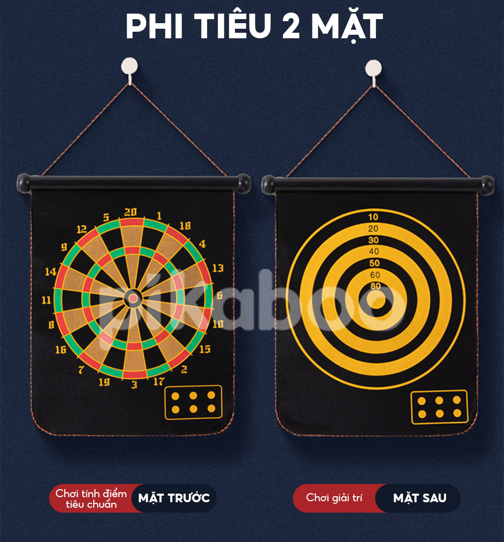 Bộ phi tiêu Pikaboo cho bé 3+