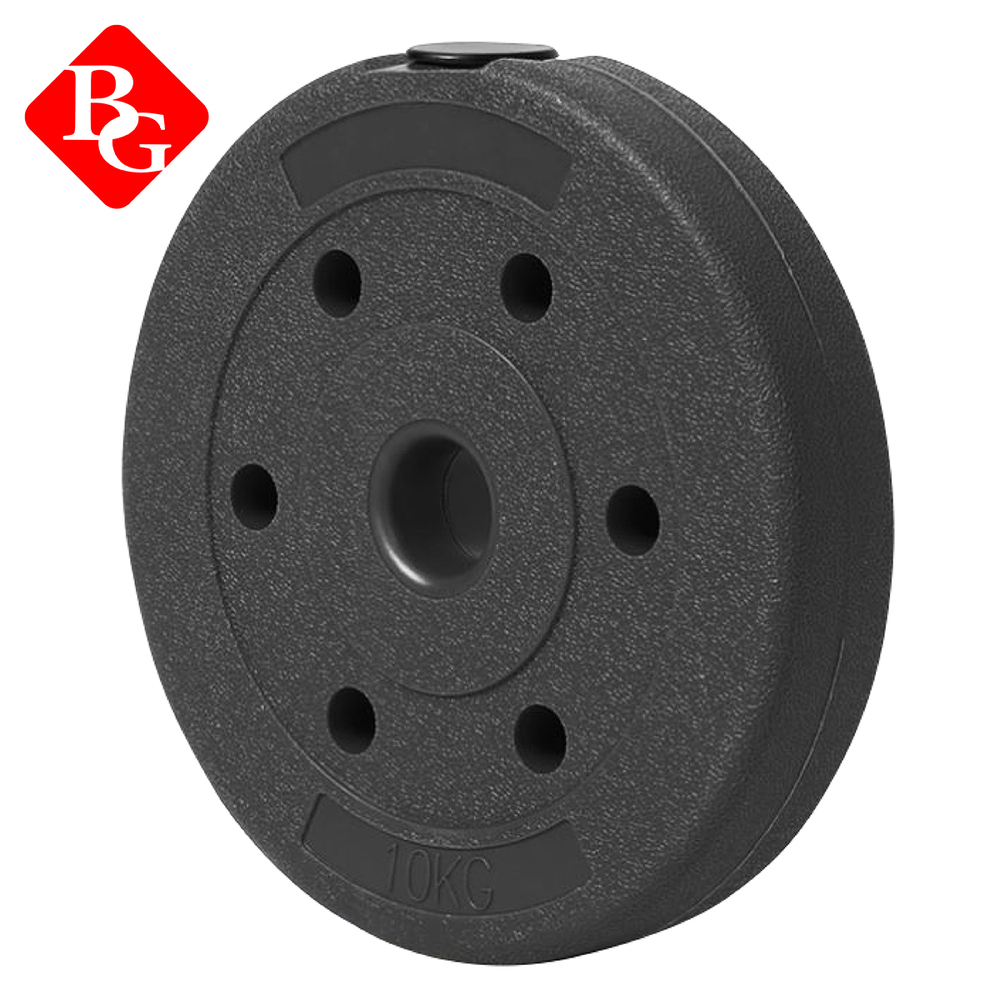 Mô tả BG - Tạ miếng nhựa pvc đặc ruột tạ bánh nhựa tạ đĩa 1,25kg - 5