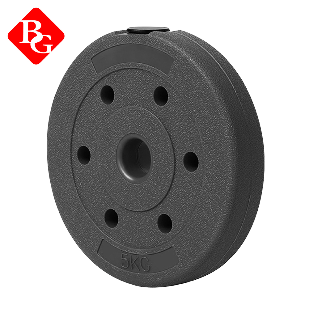 Mô tả BG - Tạ miếng nhựa pvc đặc ruột tạ bánh nhựa tạ đĩa 1,25kg - 3