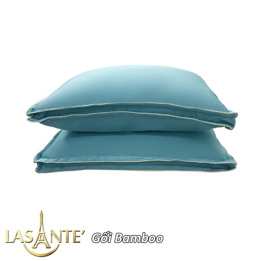 Mô tả Gối Ngủ Bông Lông Vũ Bamboo Lasante Cao Cấp Êm Ái, Thư Giãn Giúp Ngủ Ngon - 2