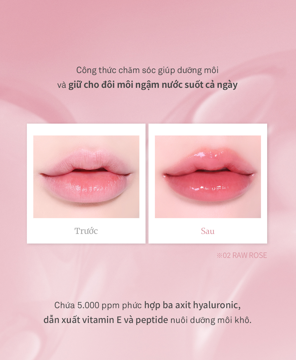 Mô tả Son Gel Tint hince Raw Glow Gel Tint (10 màu) 4ml - 9