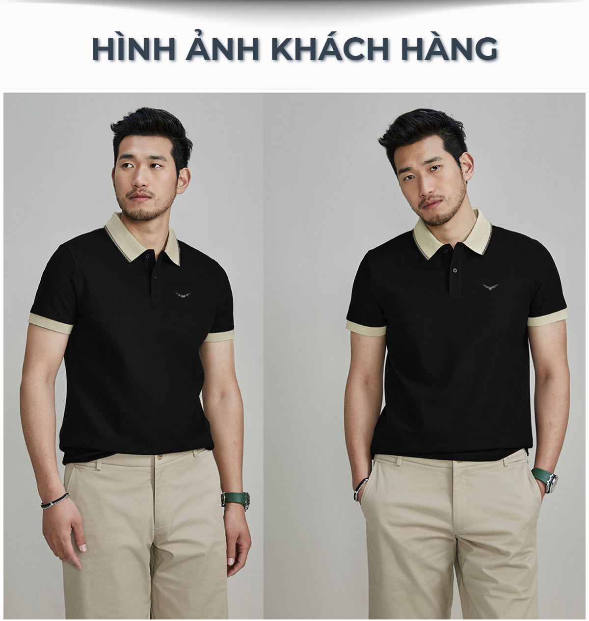Mô tả Áo polo nam cao cấp DAVIN EAGLE [Tặng Kèm Hộp Quà Xịn] Vải FeelMax thoáng mát, thanh lịch - SIXMEN - 11