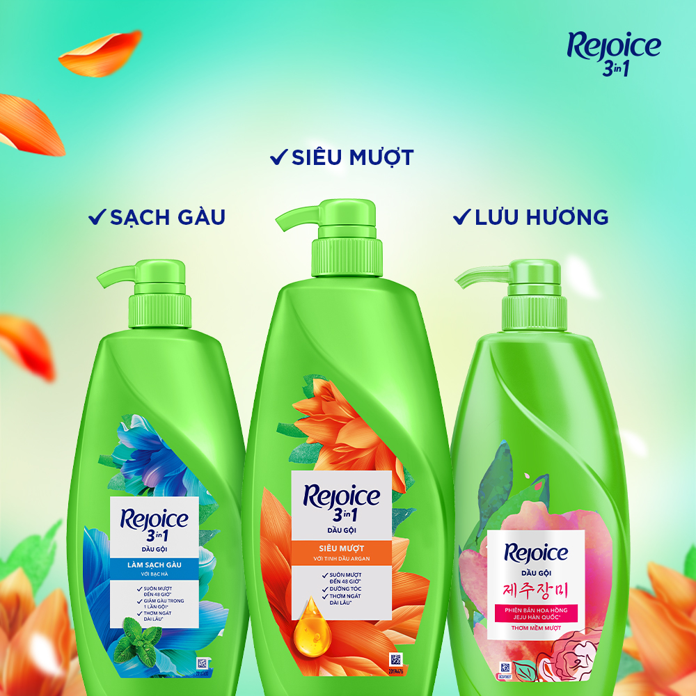 Mô tả Dầu Gội REJOICE Siêu Mượt / Giảm Ngứa Da Đầu - Chai 1800ML - 2