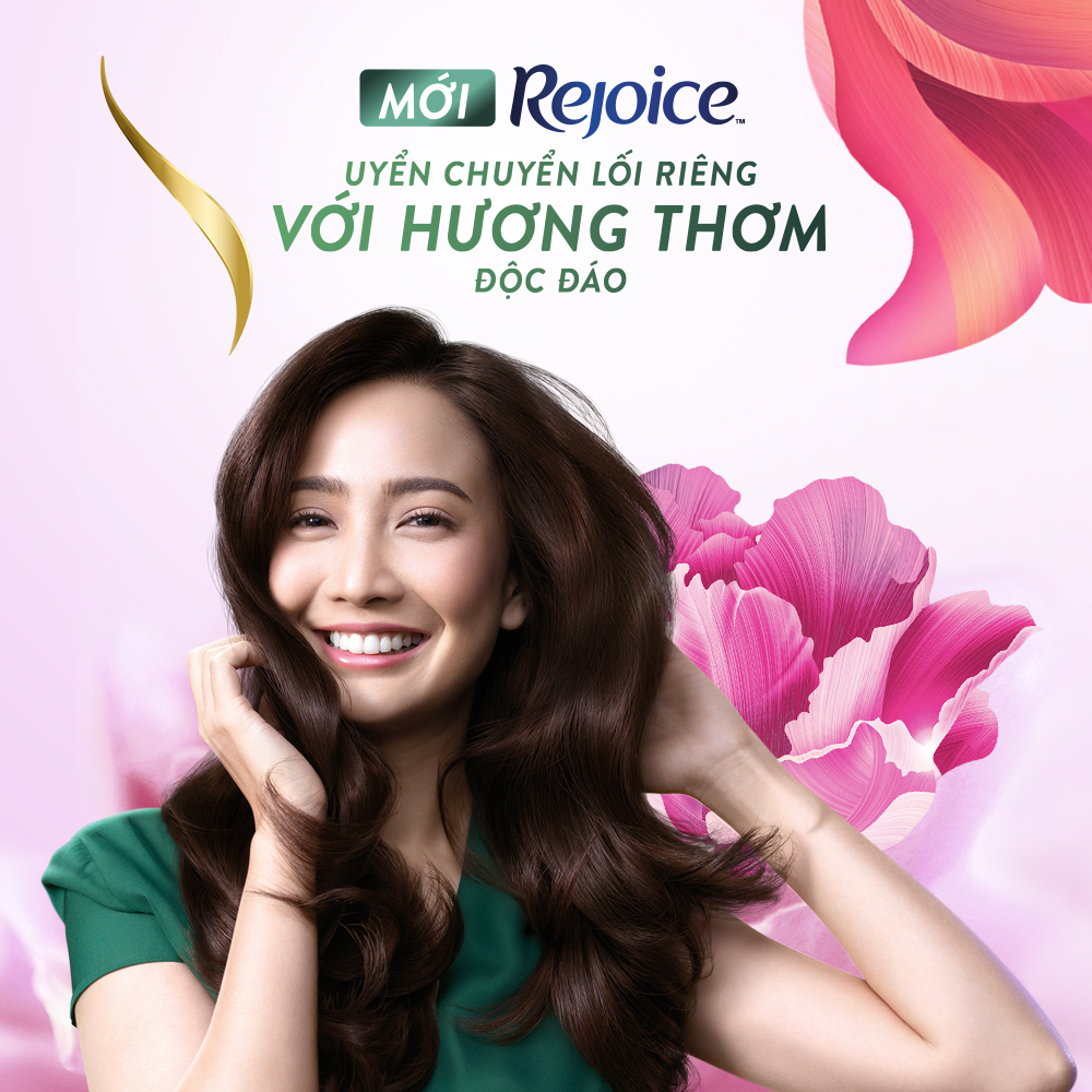 Mô tả Dầu Gội REJOICE Hương Nước Hoa Mẫu Đơn/ Hoa Hồng/ Hoa Ly Ly/ Dâu Tây Trắng - Chai 650/632,3 ML - 1