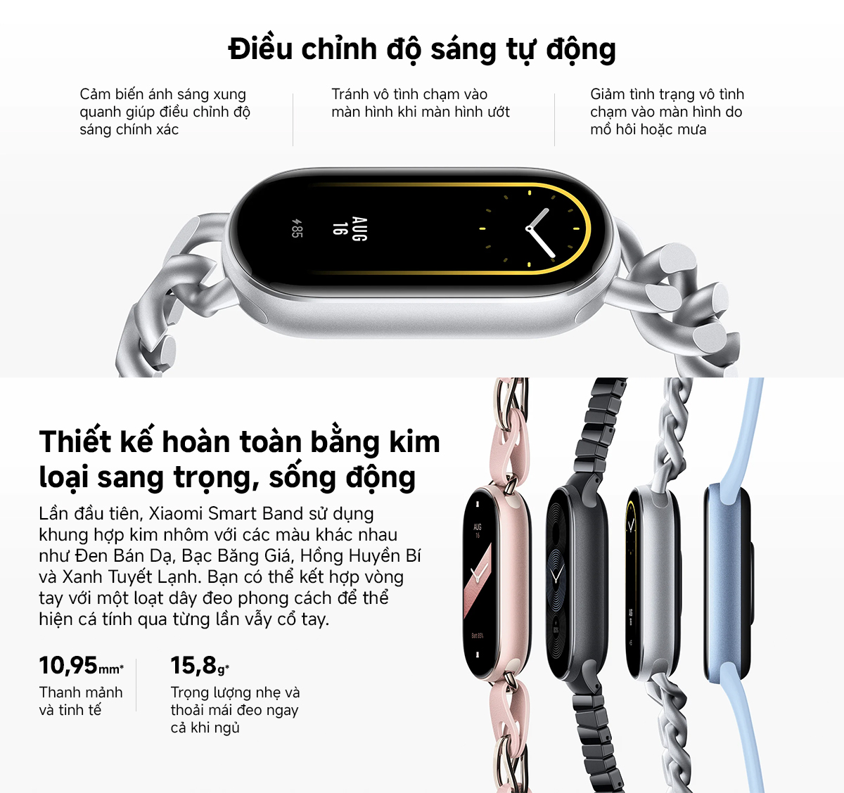 Các tính năng Xiaomi Miband 9