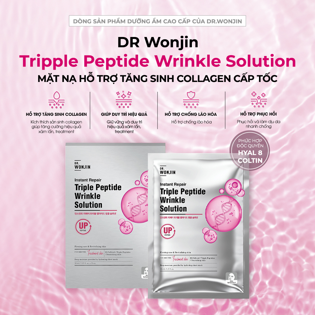 Mô tả Combo 10 Mặt Nạ Mix DR.WonJin Instant  Repair Solution Mask 30g x10 [KOL] - 2