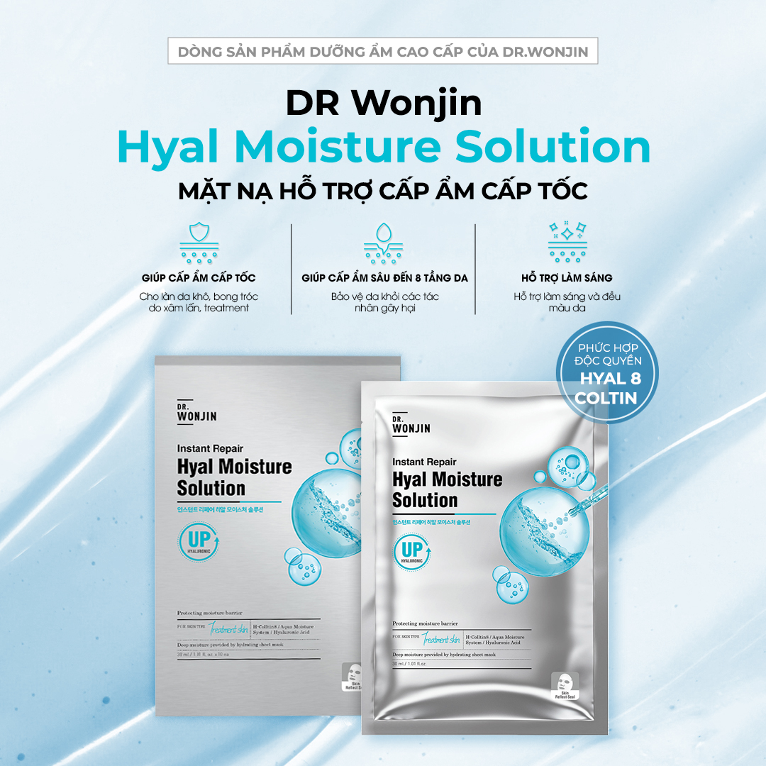 Mô tả Combo 10 Mặt Nạ Mix DR.WonJin Instant  Repair Solution Mask 30g x10 [KOL] - 3