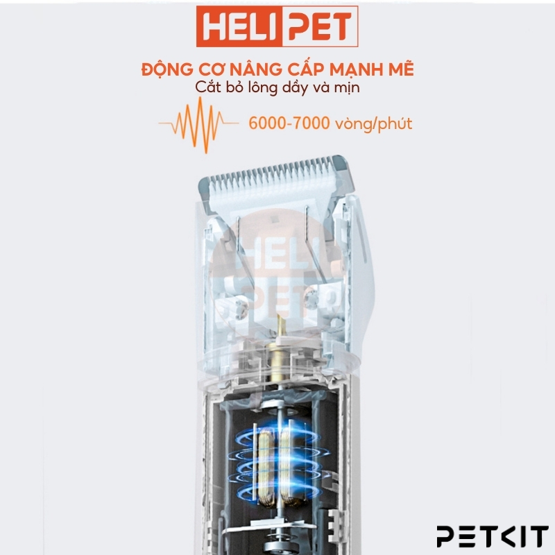 Mô tả Tông Đơ Đa Năng PETKIT 2in1 Pro 2025 Chuyên Dụng Cắt Tỉa Cạo Lông Cho Chó Mèo, Thú Cưng - HeLiPet - 2