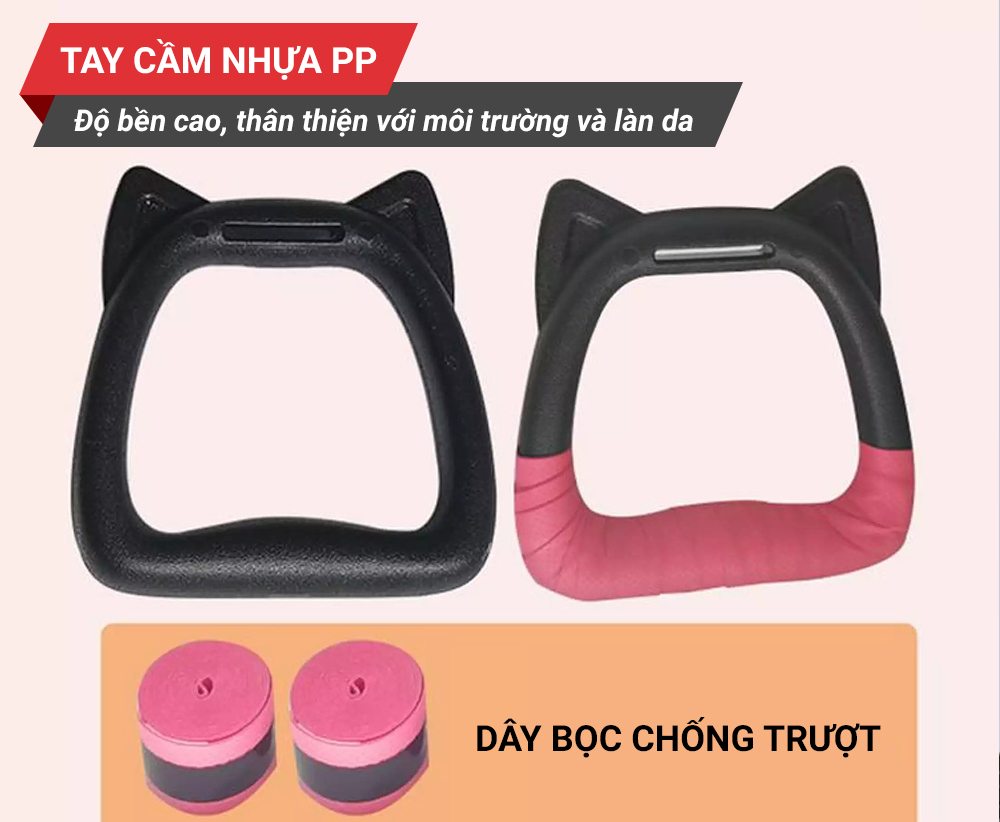 Mô tả Vòng treo đu xà đơn trẻ em Gymnastic rings GoodFit kháng lực chịu tại 200kg, dây treo tùy chỉnh GF002E - 7