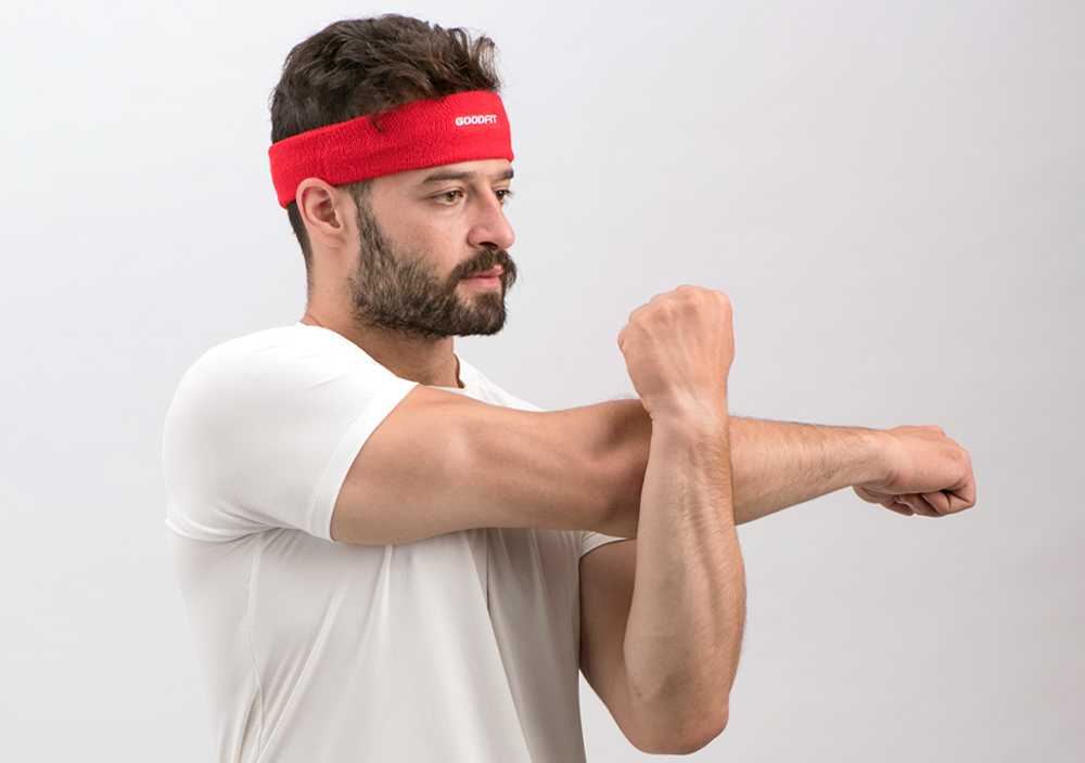 Mô tả Băng đô thể thao ,rửa mặt, cài tóc GoodFit chất vải cotton mềm mại, thấm hút mồ hôi GF802SB - 5