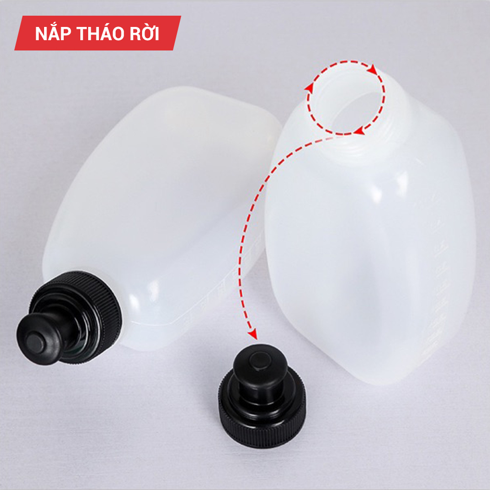 Mô tả Bình nước nhựa cứng thể thao, bình nước chạy bộ 250ml GoodFit GF03RA - 7