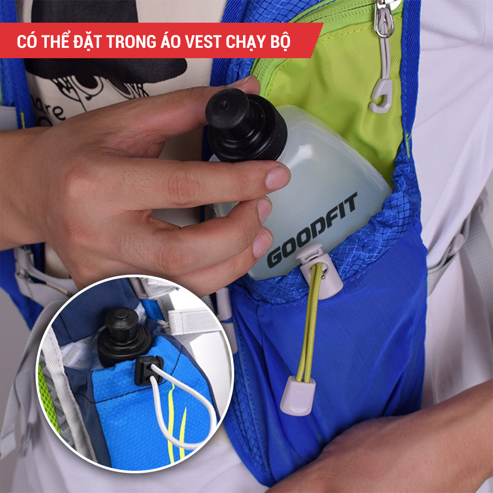 Mô tả Bình nước nhựa cứng thể thao, bình nước chạy bộ 250ml GoodFit GF03RA - 8