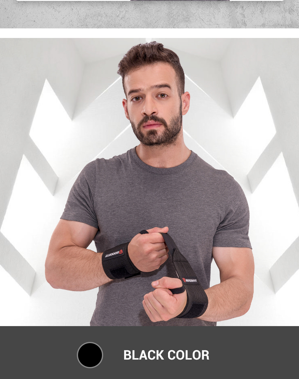 Mô tả Băng quấn cổ tay tập gym, boxing bảo vệ cổ tay, trợ lực khớp GoodFit GF301W - 5