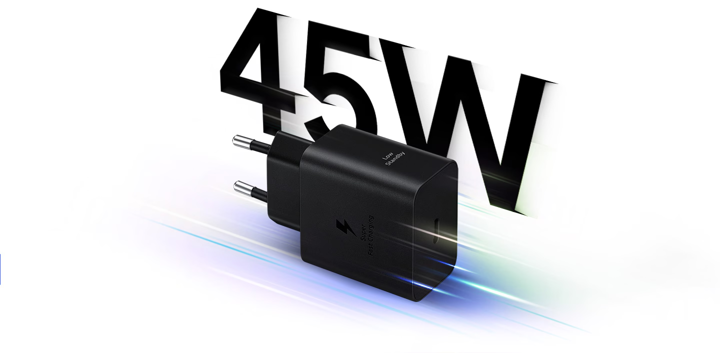 Mô tả Củ sạc Samsung Siêu nhanh 45W (Kèm cáp) Đen, EP-T4511XBEGWW - 1
