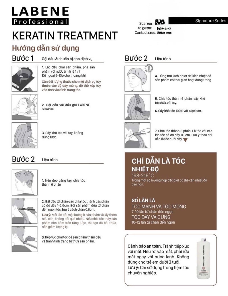 Mô tả Phục Hồi Hư Tổn, Giúp Tóc Thẳng Mượt Labene Keratin Dành Cho Tóc Hư Tổn, Giúp Tóc Bóng Mượt | LABENE OFFICIAL - 2