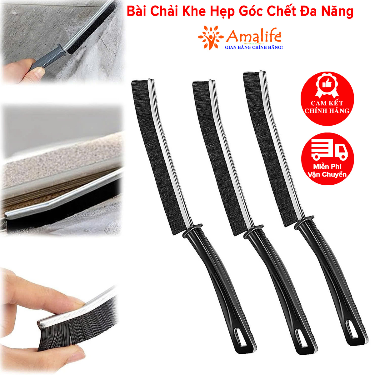 Bàn chải vệ sinh khe hở Amalife 1
