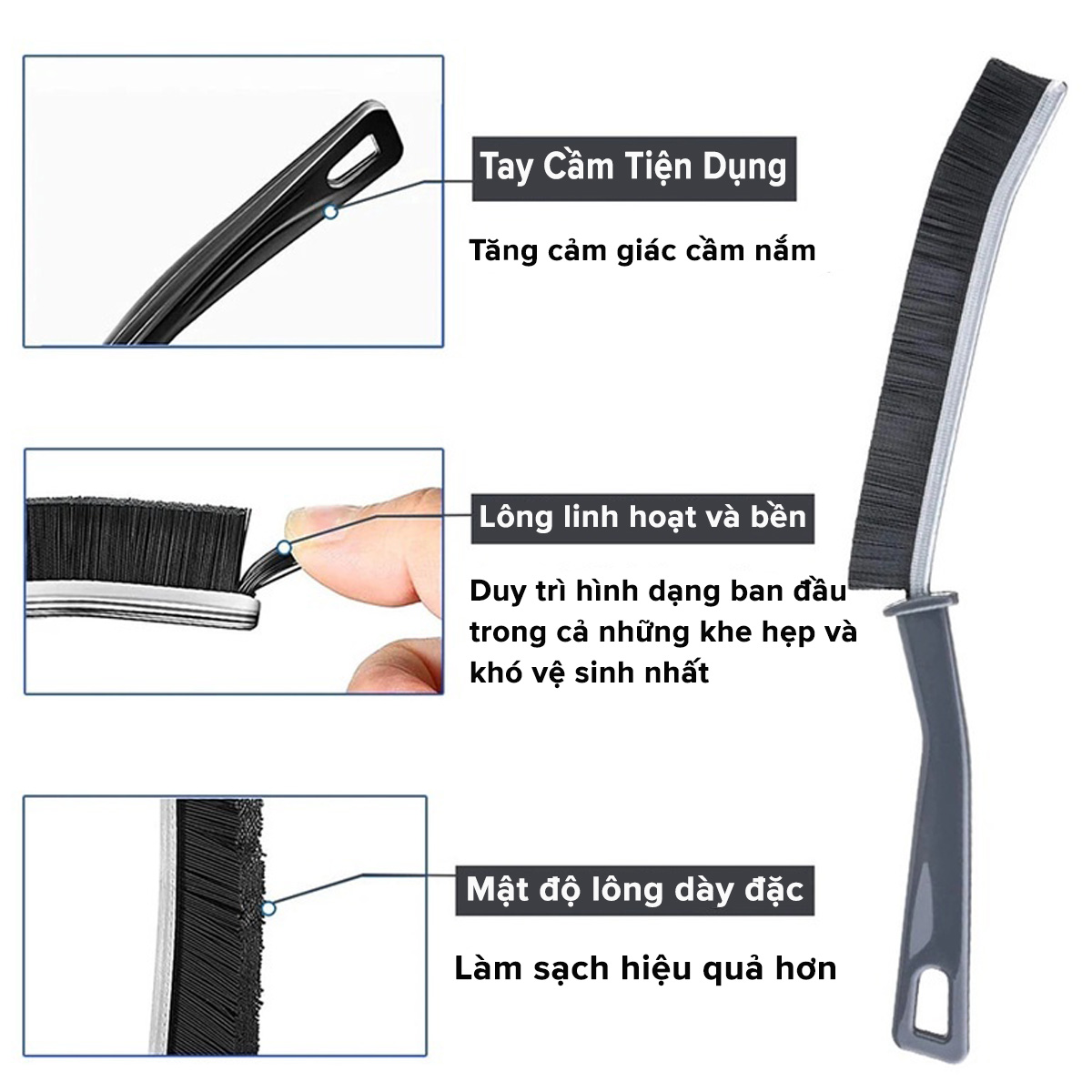 Bàn chải vệ sinh khe hở Amalife 6