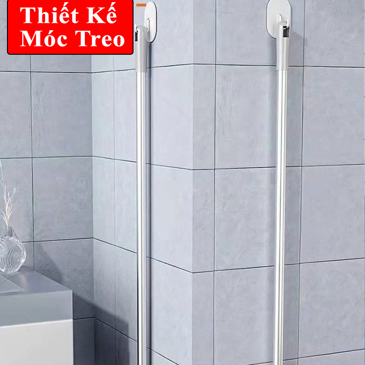 Mô tả Cây Chà Sàn Nhà Tắm, Chổi Cọ Sàn Và Gạt Nước 2 Trong 1, Cọ Sạch Khe Hẹp, Cọ Góc Tường Hãng Amalife East ES04 - 4