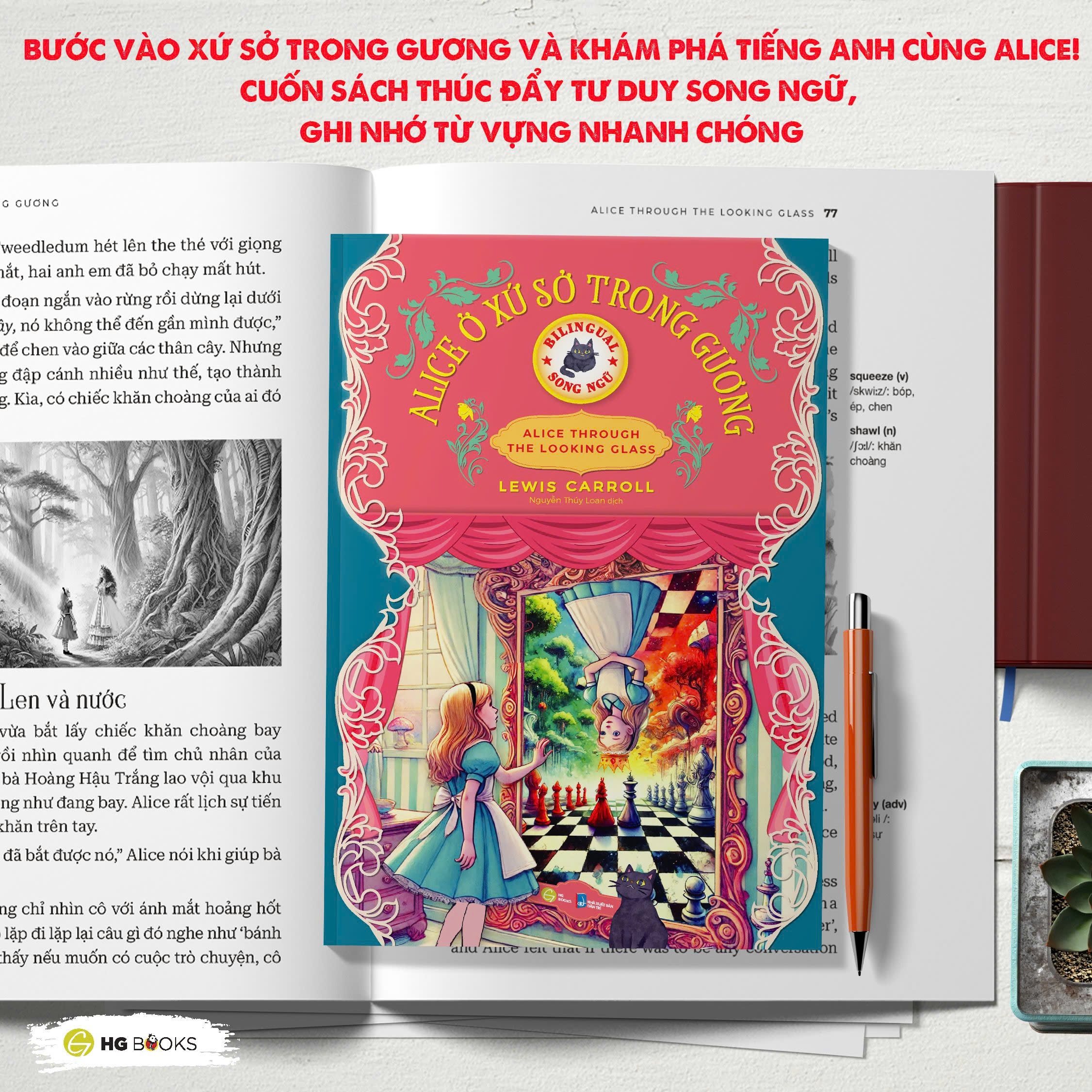 Mô tả Sách thiếu nhi kinh điển Song ngữ Hoàng Tử Bé, Alice, Heidi, Peter Pan tặng file nghe & note từ vựng - 7