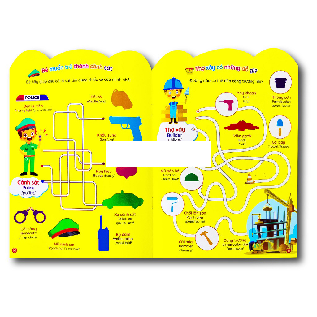 Mô tả sách - bóc dán thông minh song ngữ việt anh dành cho trẻ từ 2-6 tuổi (bộ 6 cuốn) - sticker Bóc Dán - 3
