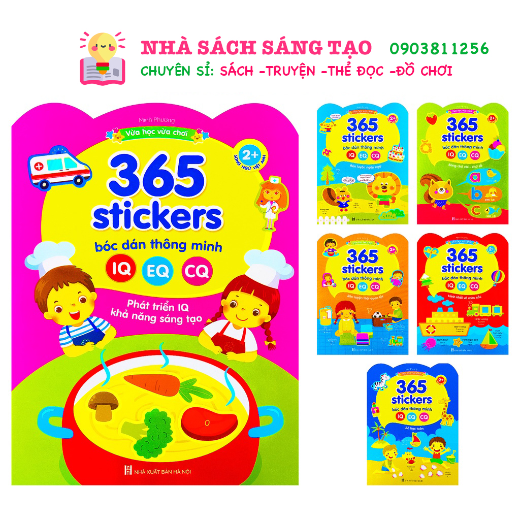 Mô tả sách - bóc dán thông minh song ngữ việt anh dành cho trẻ từ 2-6 tuổi (bộ 6 cuốn) - sticker Bóc Dán - 9