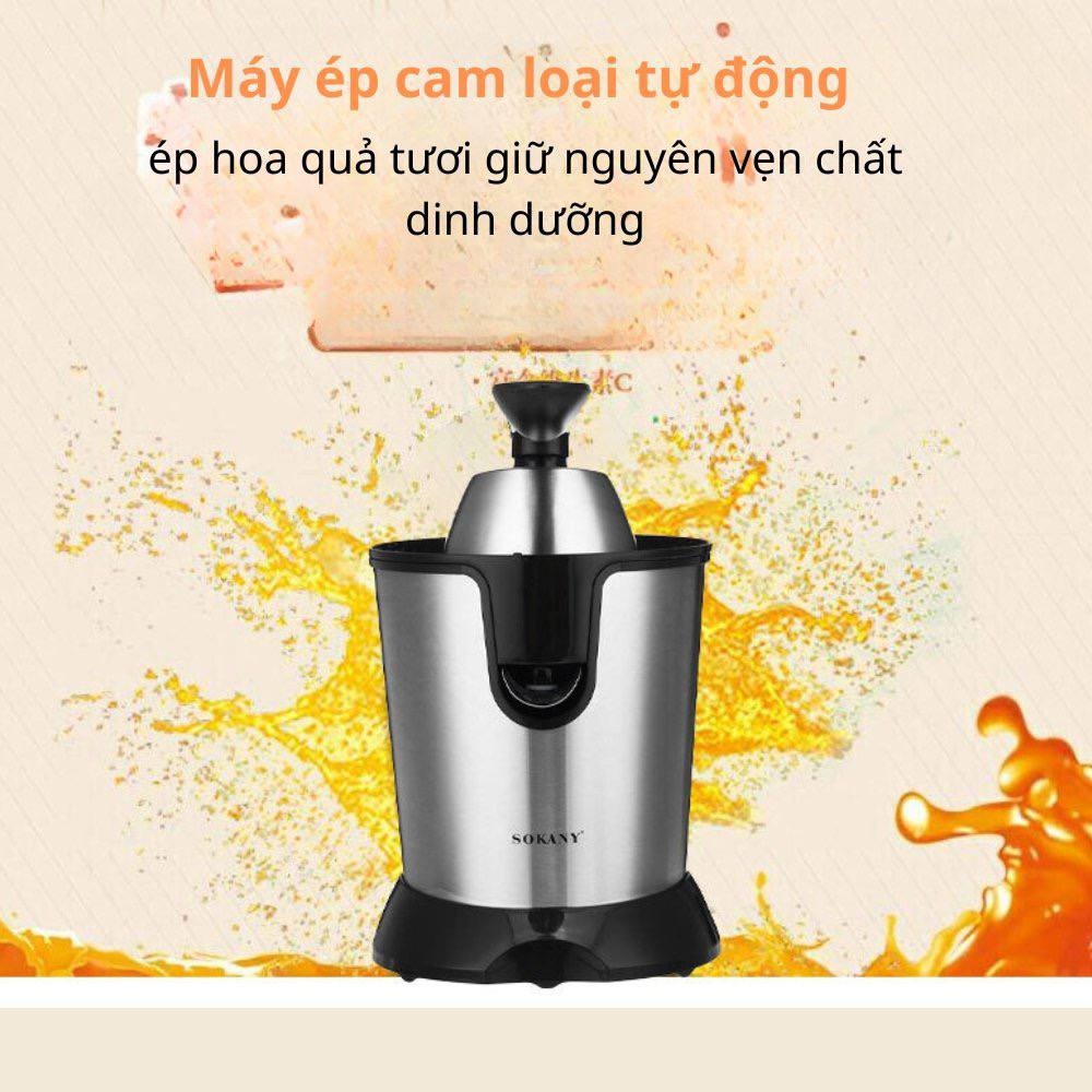 Mô tả Máy vắt cam công suất cao 350W tự động xoay SOKANY SK-651, SKCZ631 120W, SK623 45W - 6