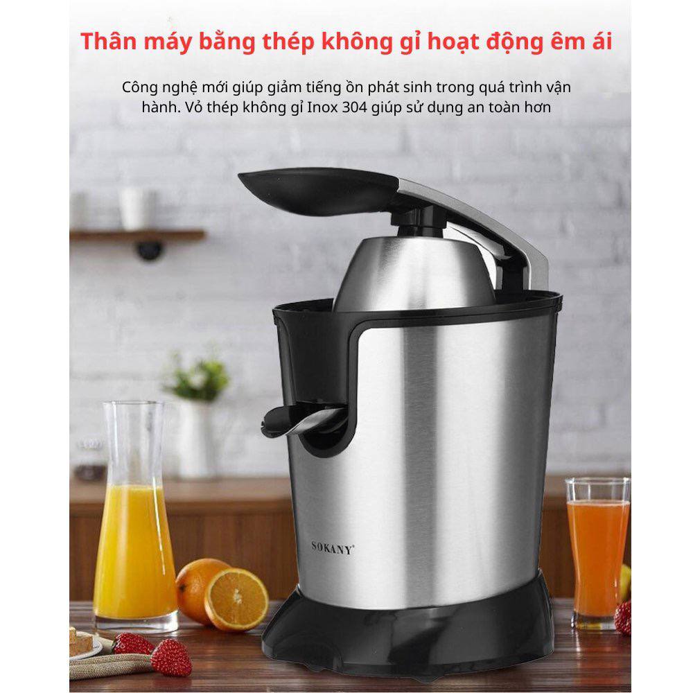 Mô tả Máy vắt cam công suất cao 350W tự động xoay SOKANY SK-651, SKCZ631 120W, SK623 45W - 7