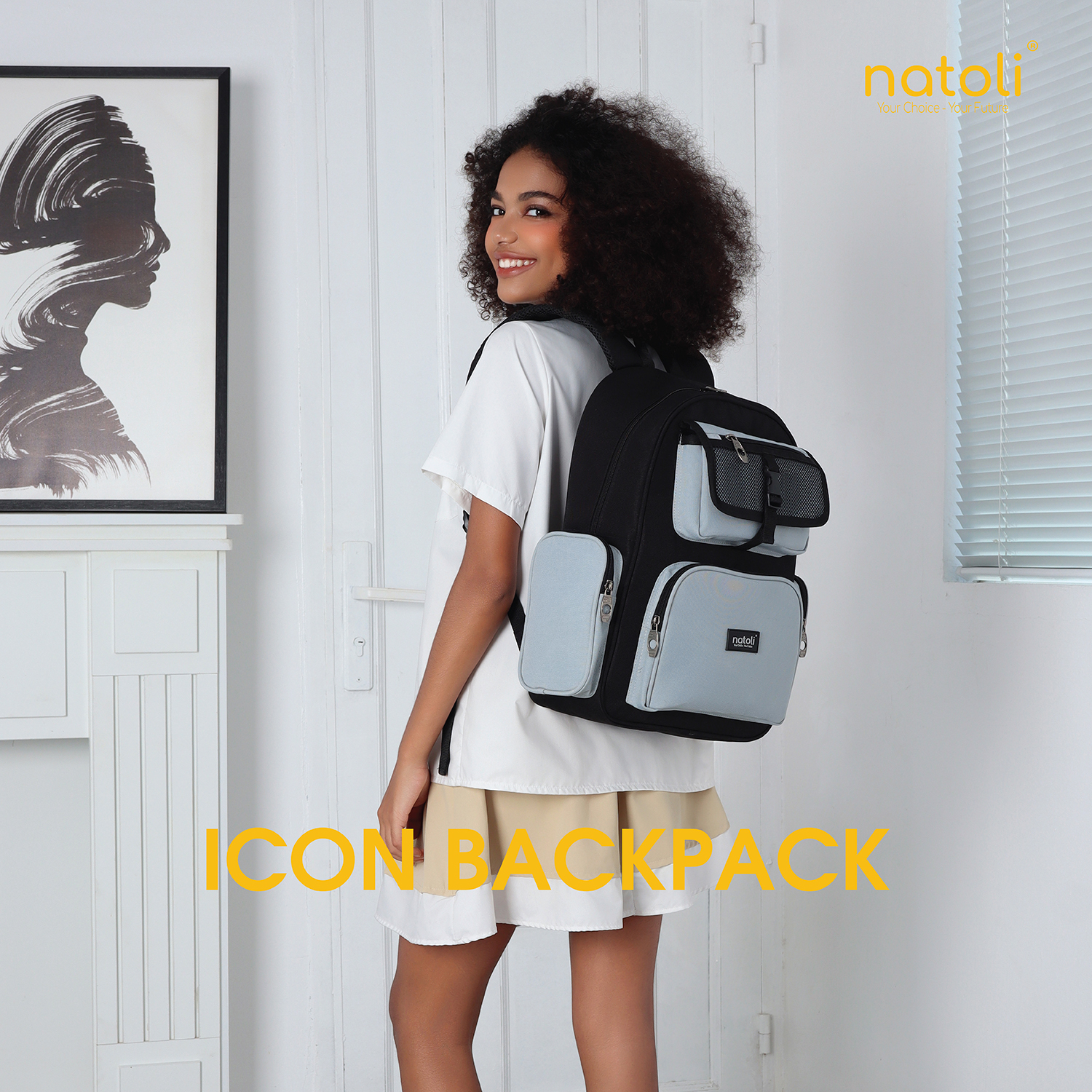 Balo NATOLI ICON BACKPACK B13 - Hình ảnh chi tiết
