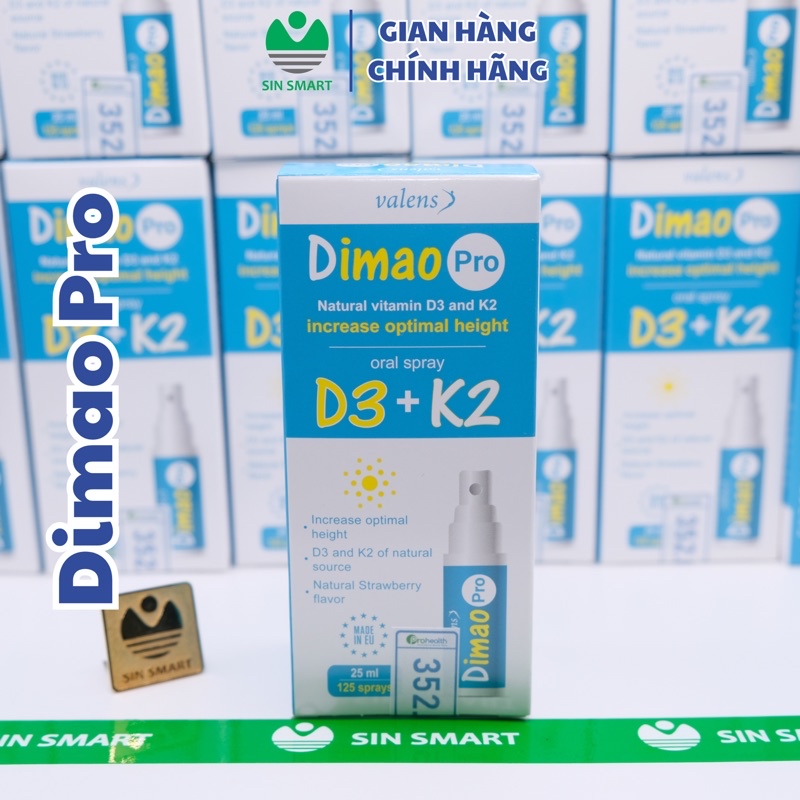 Dimao Pro D3K2 - Tăng chiều cao vượt trội cho trẻ từ 0-12 tuổi lọ 25ml ...