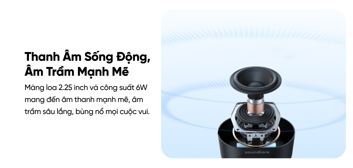 Mô tả Loa bluetooth soundcore Pyro Mini | Pin 10 giờ | 12 hiệu ứng ánh sáng - 3