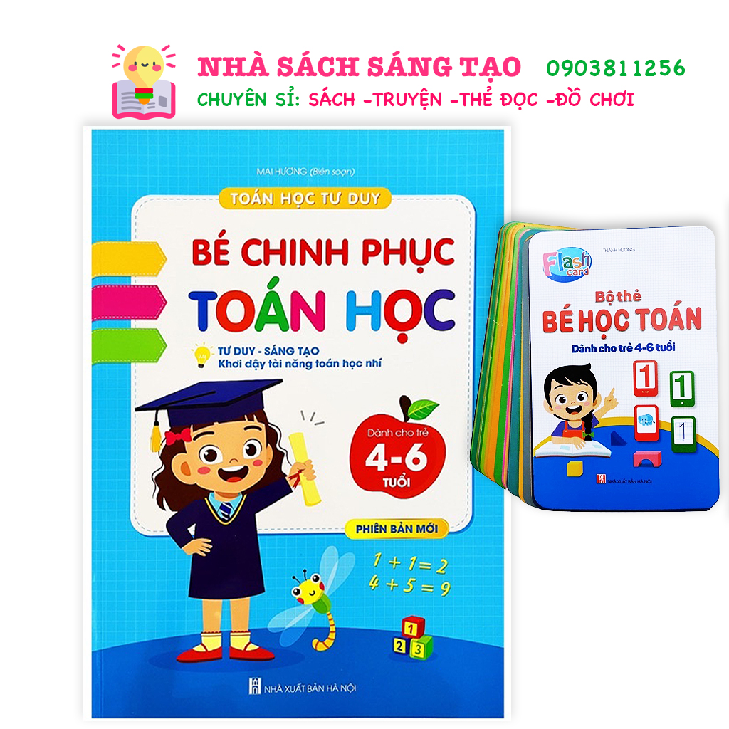 Mô tả Sách - Bé Chinh Phục Toán Học dành cho Trẻ từ 4-6 Tuổi - 1