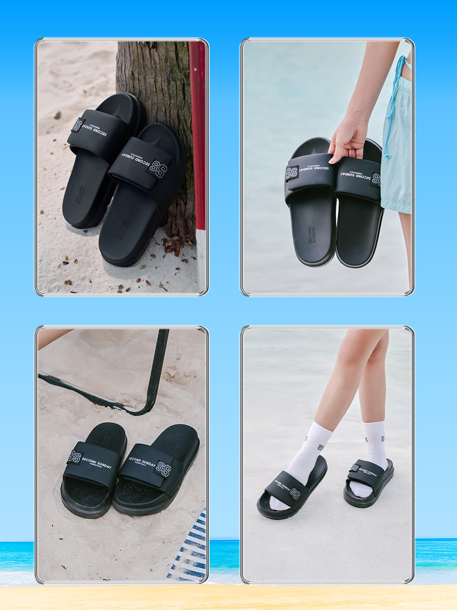 Mô tả Dép Nam Nữ Second Sunday Essentials 2024 Slides SL19 - 1